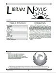 RPG Item: Libram Novus #04