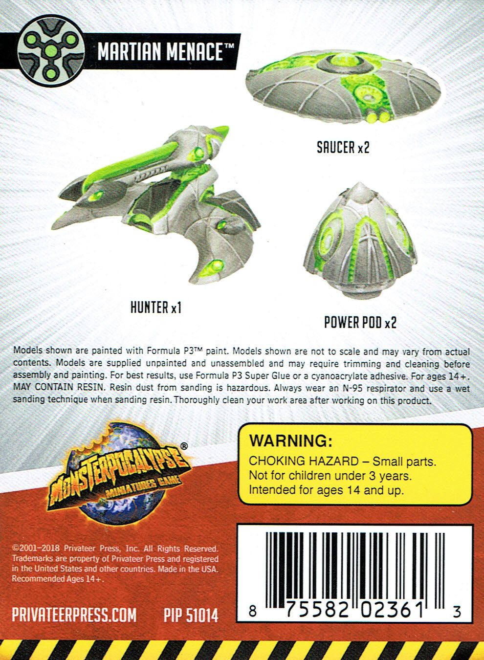 Monsterpocalypse Miniatures Game: Destroyers Martian Menace Unit Expansion 1