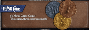 Edge of Darkness: Metal Game Coins