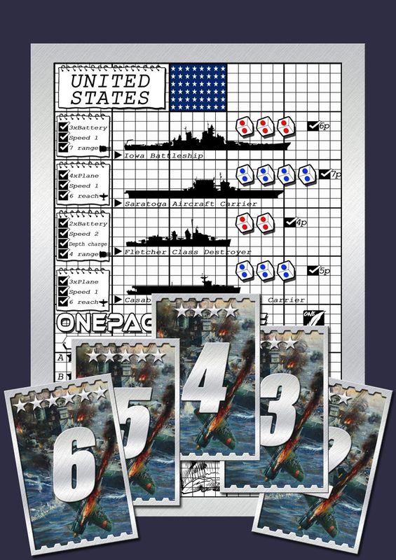 Illustration 3 de One Page Naval Battles