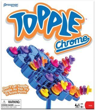 Pressman Toy Original Topple Board Game Complete 2006 for sale online 