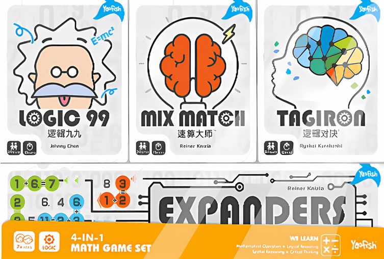 Math Game Set 4-IN-1 cover art