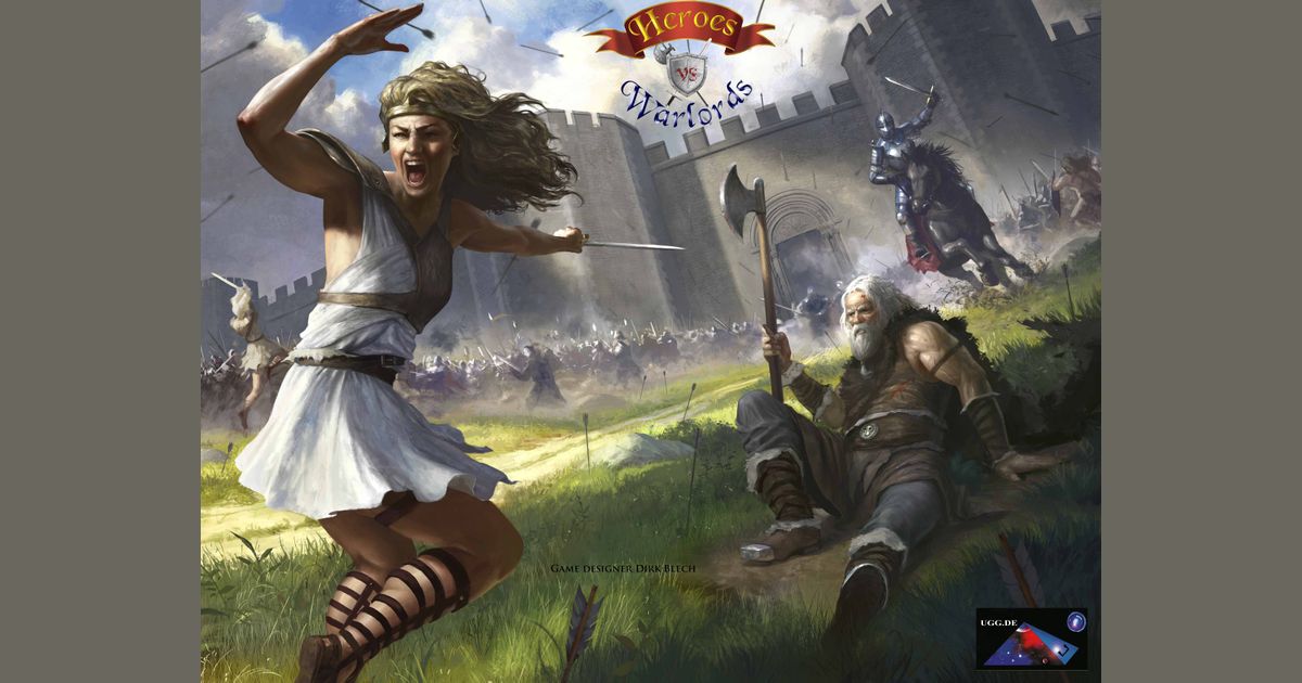 Heroes Vs Warlords Board Game Boardgamegeek
