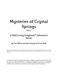 RPG Item: URC1-02: Mysteries of Crystal Springs