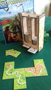 Carcassonne: Tile Tower Dispenser