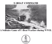Board Game: U-BOAT COMMANDER: A Solitaire Game of U-Boat Warfare during WWII