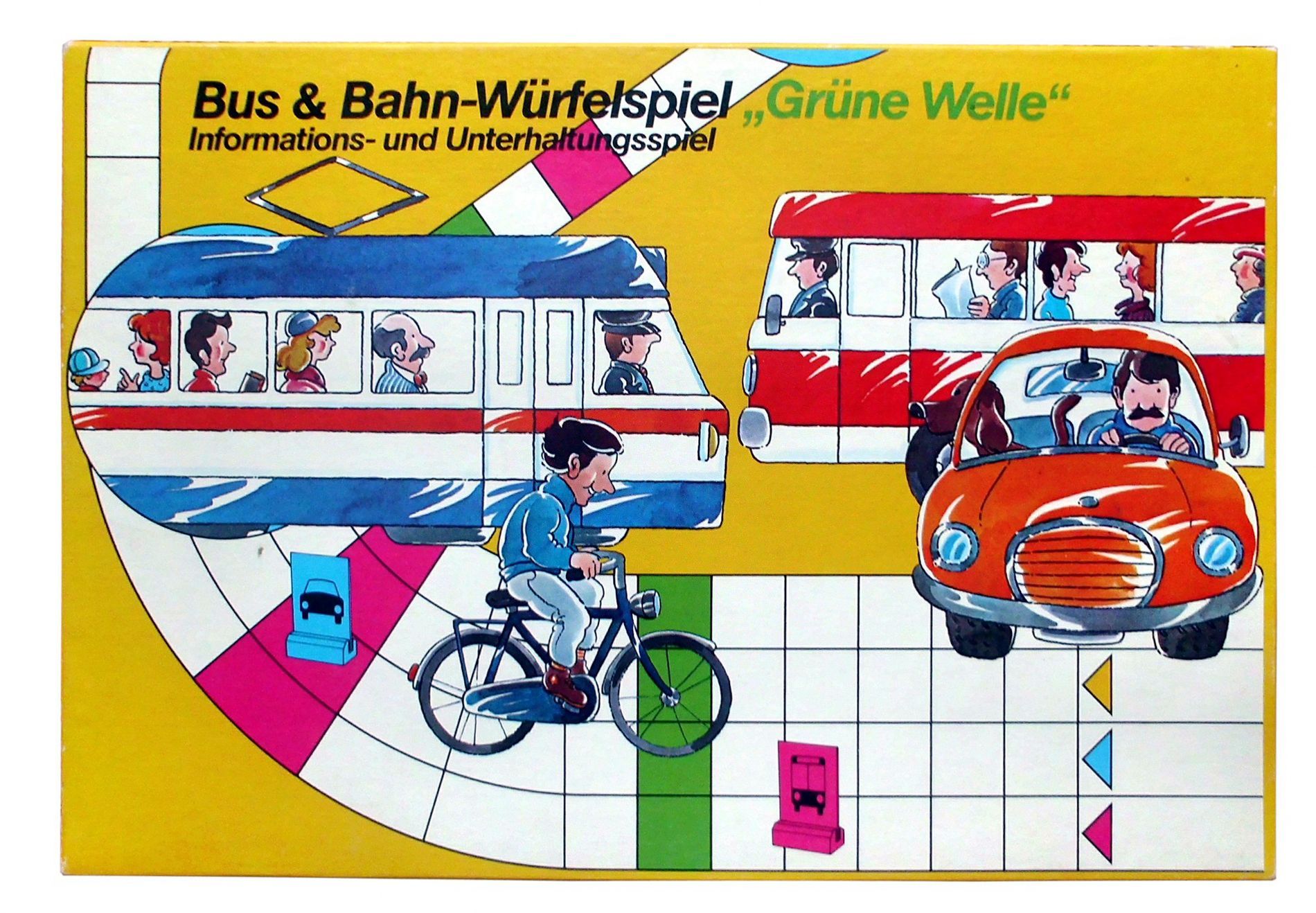 Bus- und Bahn-Würfelspiel "Grüne Welle"
