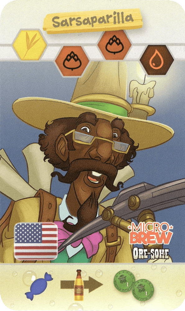Microbrew: Sarsaparilla Promo Card