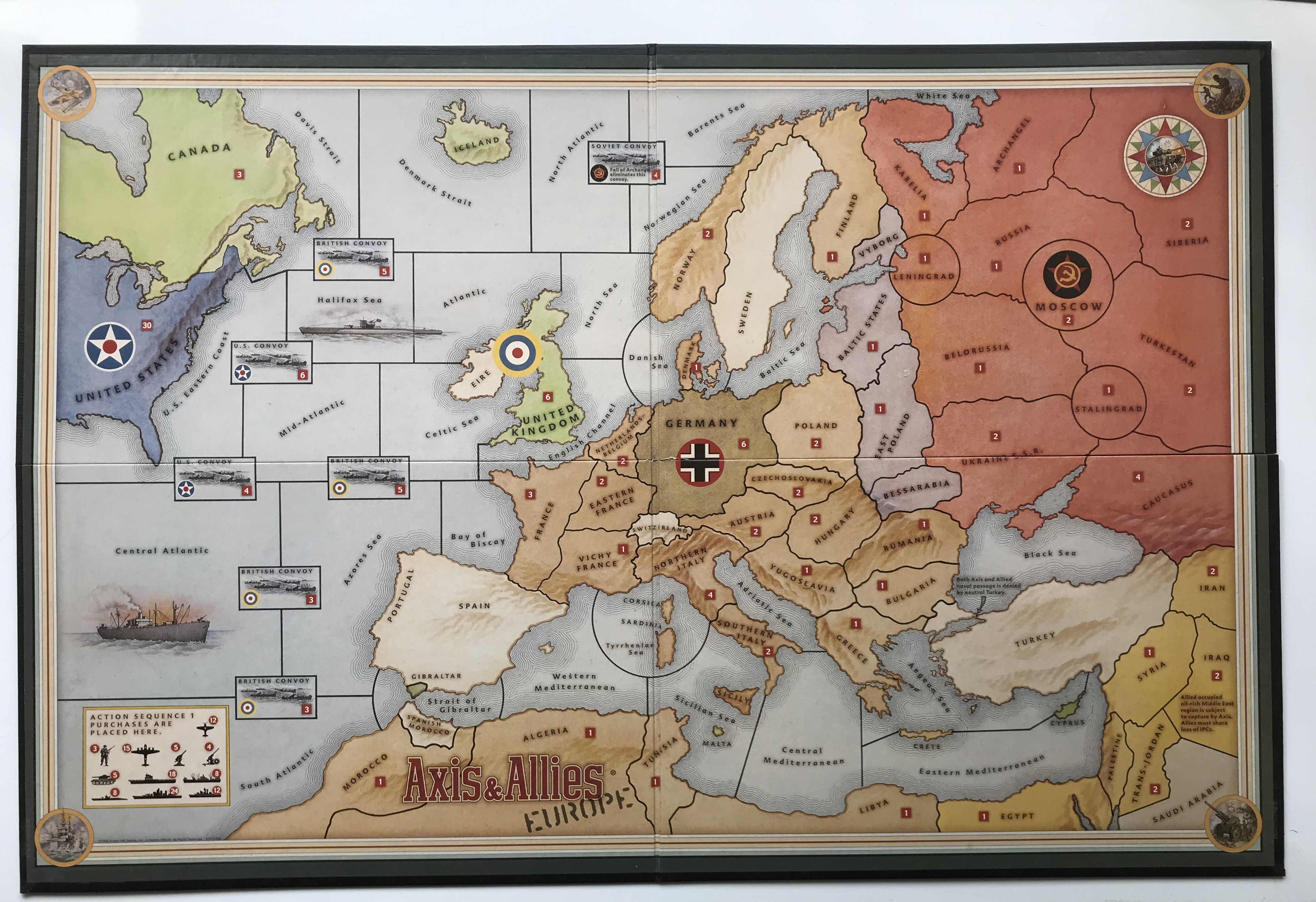 Product Details | Axis & Allies: Europe | GeekMarket