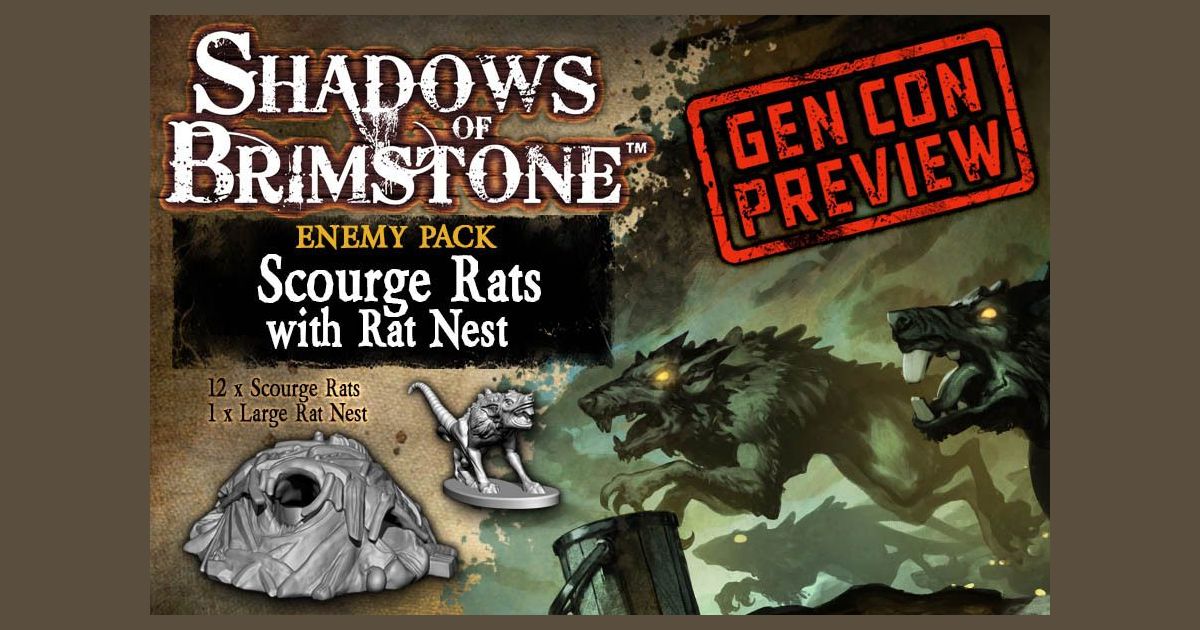 Shadows of Brimstone Scourge Rats Enemy Pack 