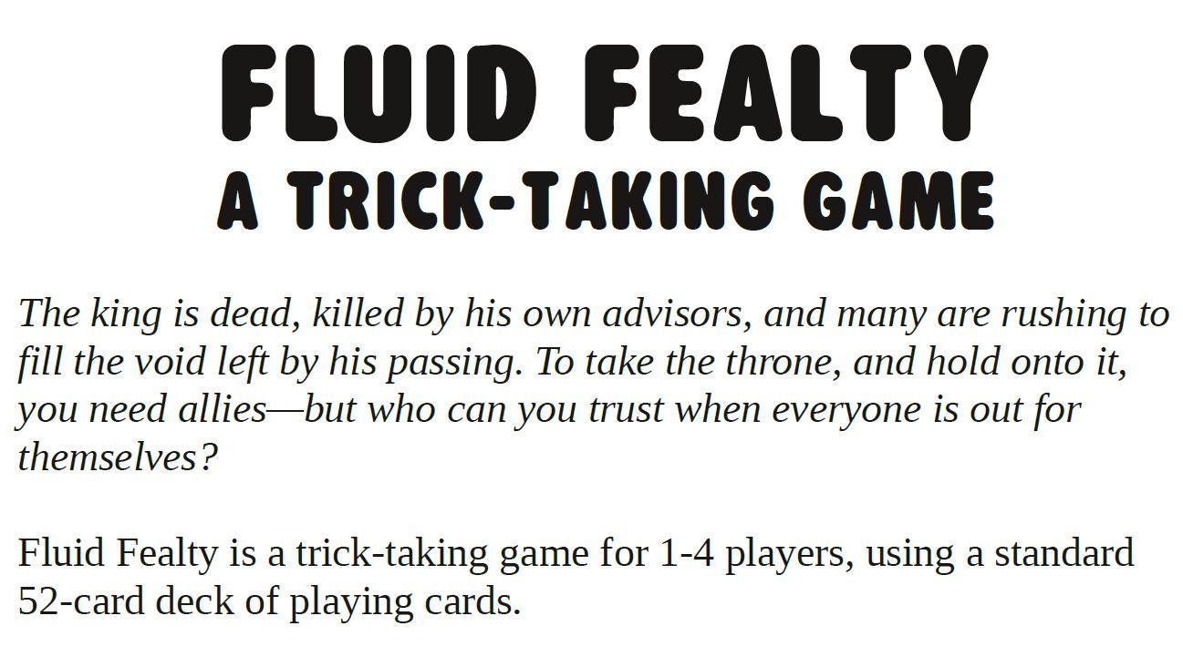 Fluid Fealty