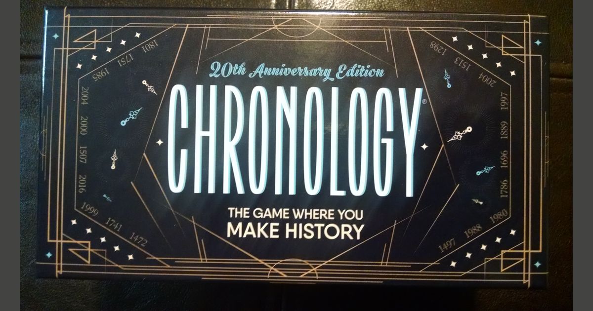 CHRONOLOGY Challenging History Board Game for 2-8 Players Ages 14 by Buffalo 
