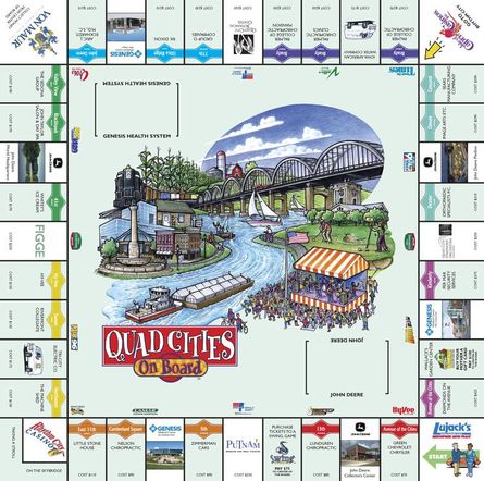 Quad Cities On Board Board Game Boardgamegeek