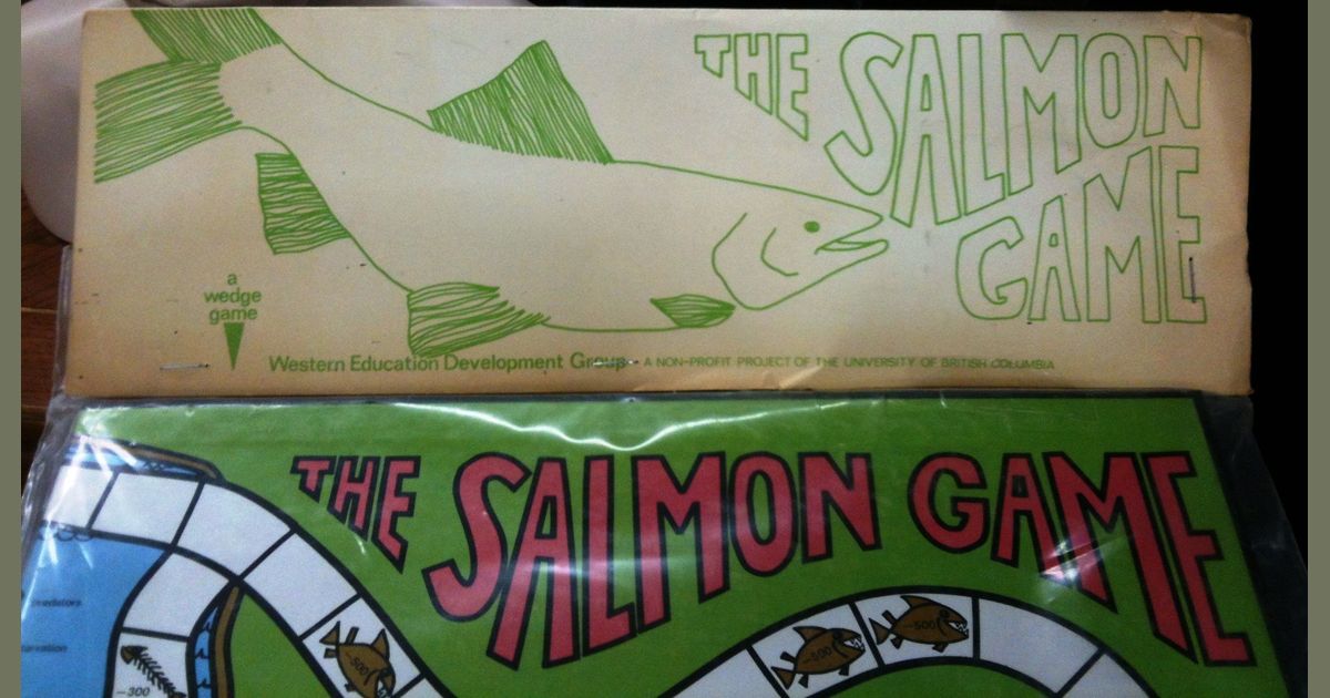 The Salmon Game Board Game BoardGameGeek