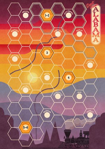 Alabama Railways - redraw | Age of Steam Expansion: Alabama Railways ...