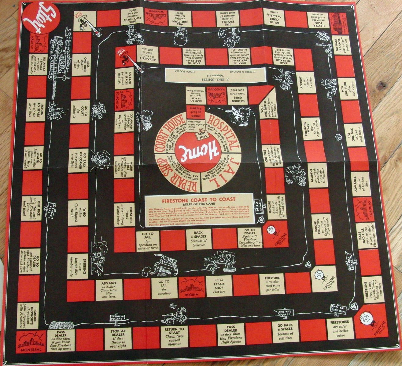 Firestone "Coast to Coast" Game