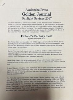 Second World War at Sea: Finland's Fantasy Fleet