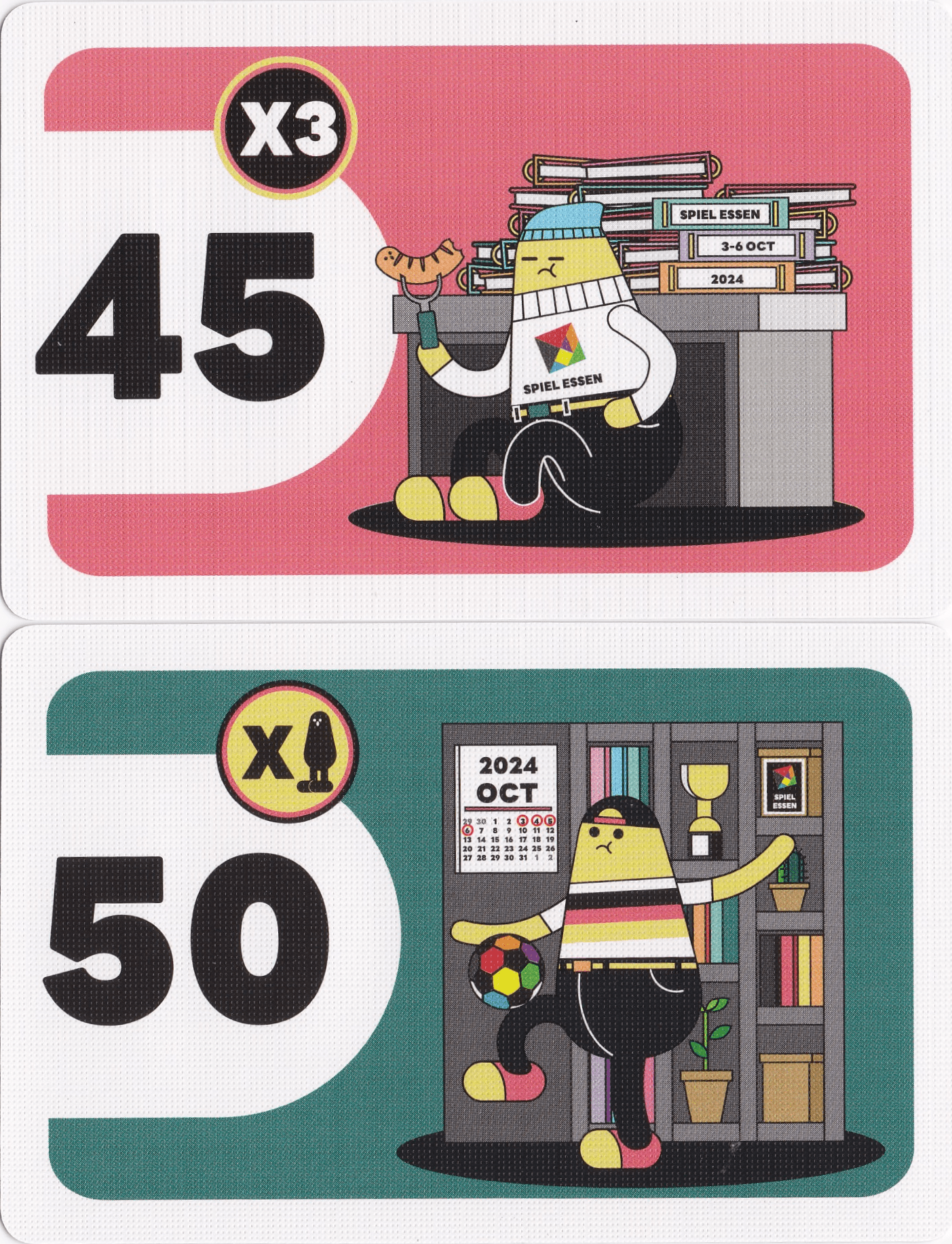 I'm Stuck in the lift: Floor 45 and 50 Promo Cards