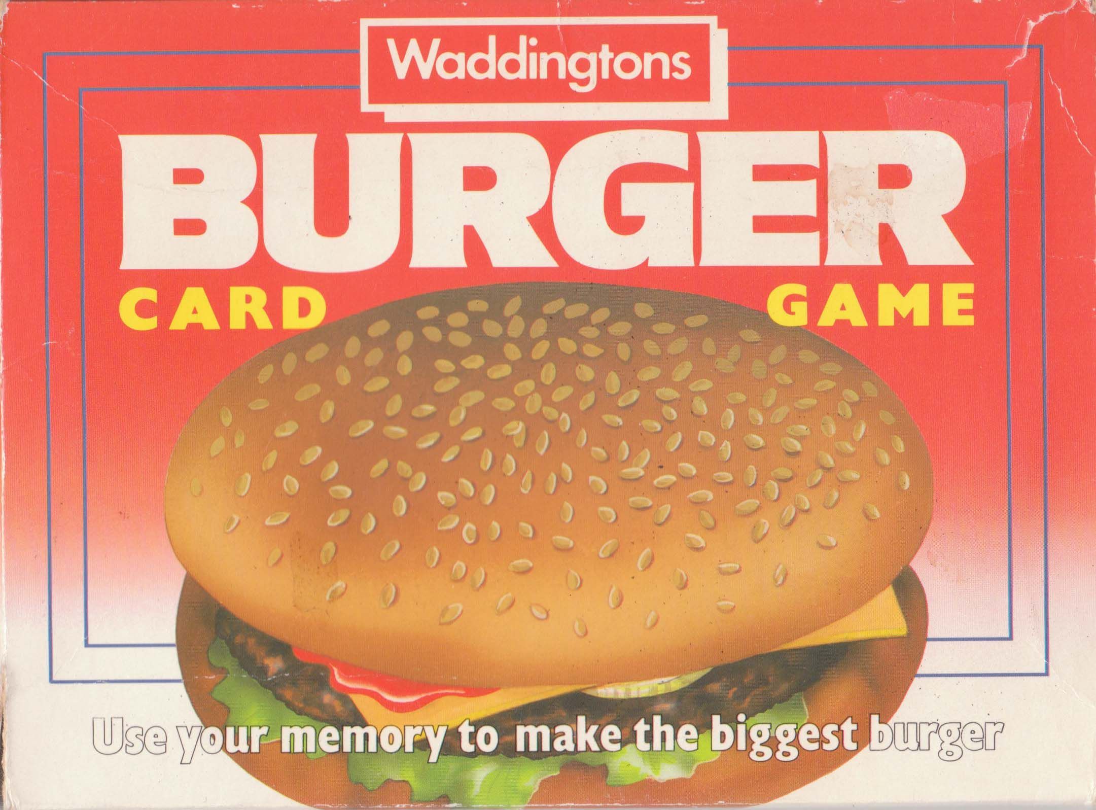 Burger Card Game