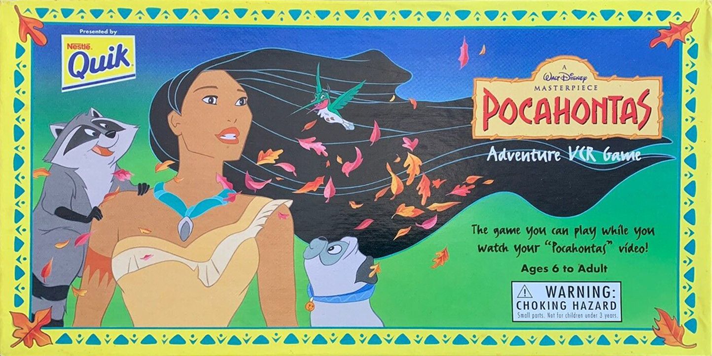 Pocahontas Adventure VCR Game cover art