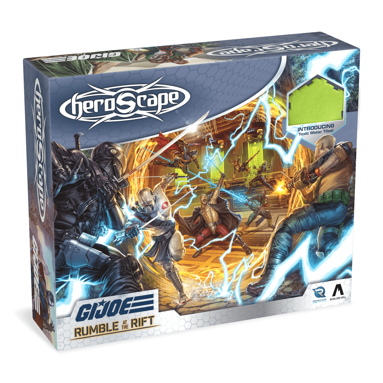 SOLDADO AMERICANO. Joe Heroscape: Rumble en la caja de batalla de Rift