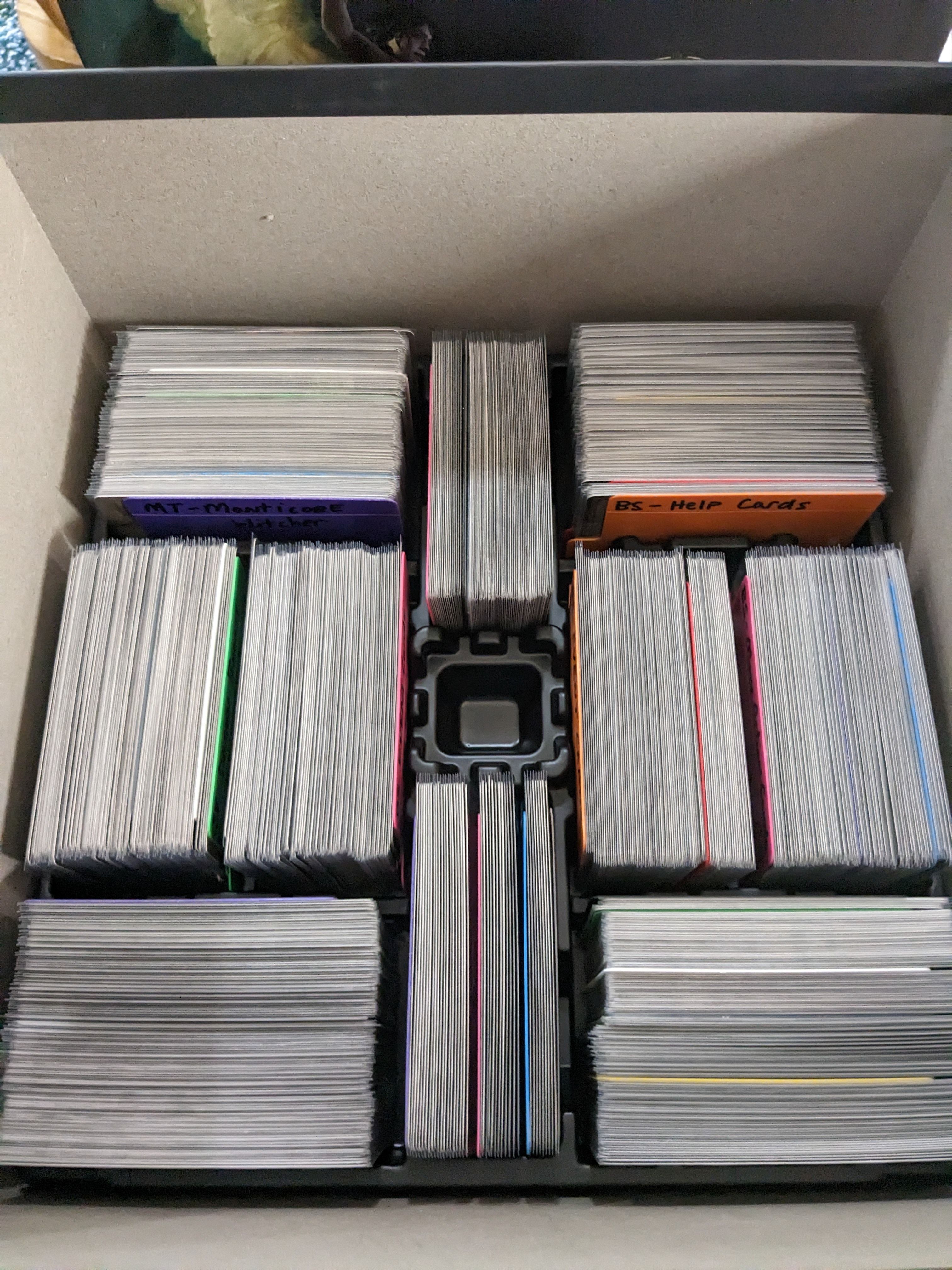 Witcher Old World Big Box Organization Which Cards are in Which 