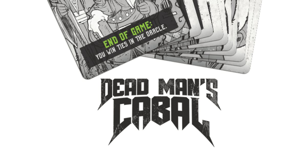 Dead Man's Cabal Undeading Pack Board Game BoardGameGeek