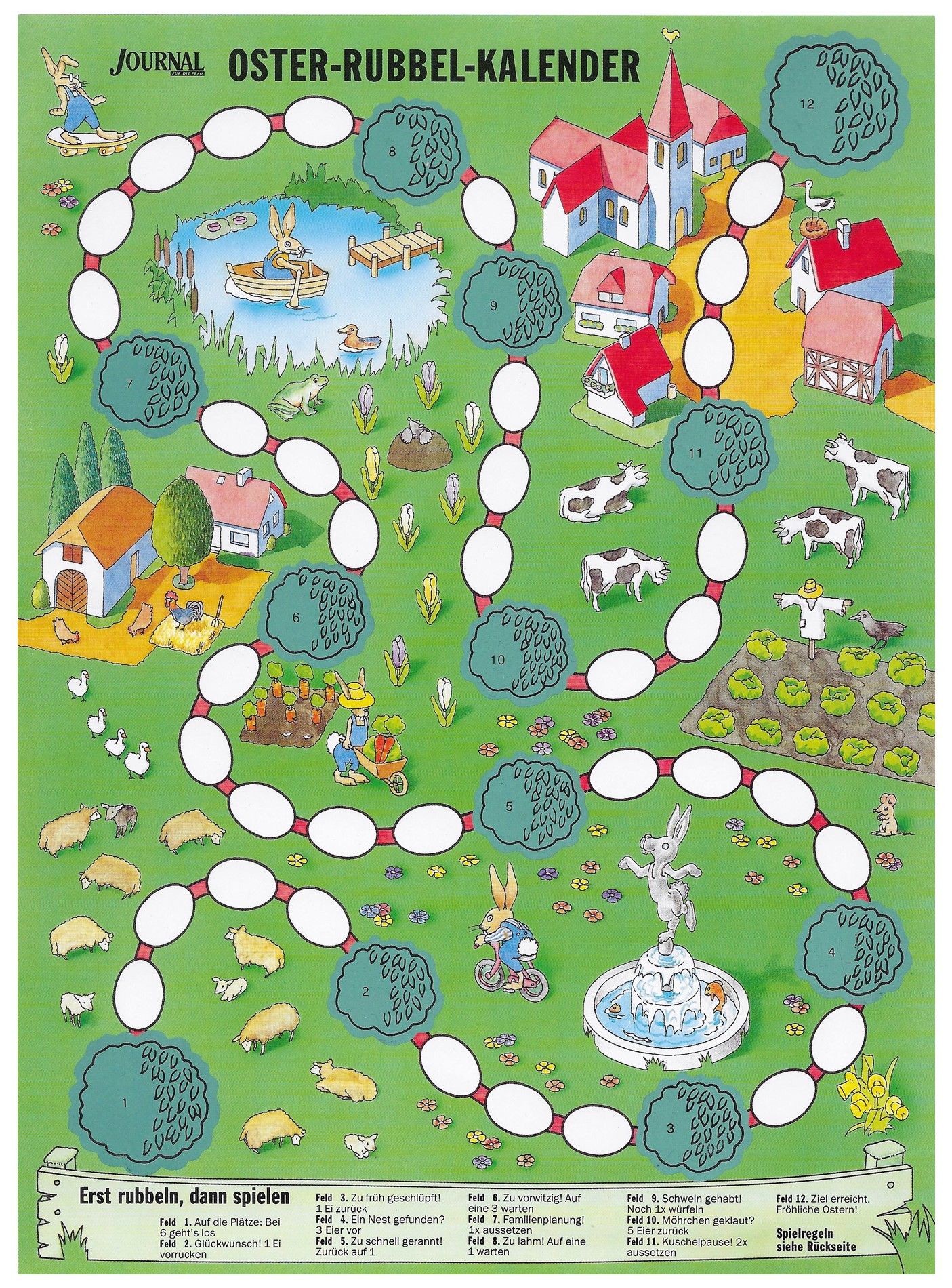 Oster-Rubbel-Kalender