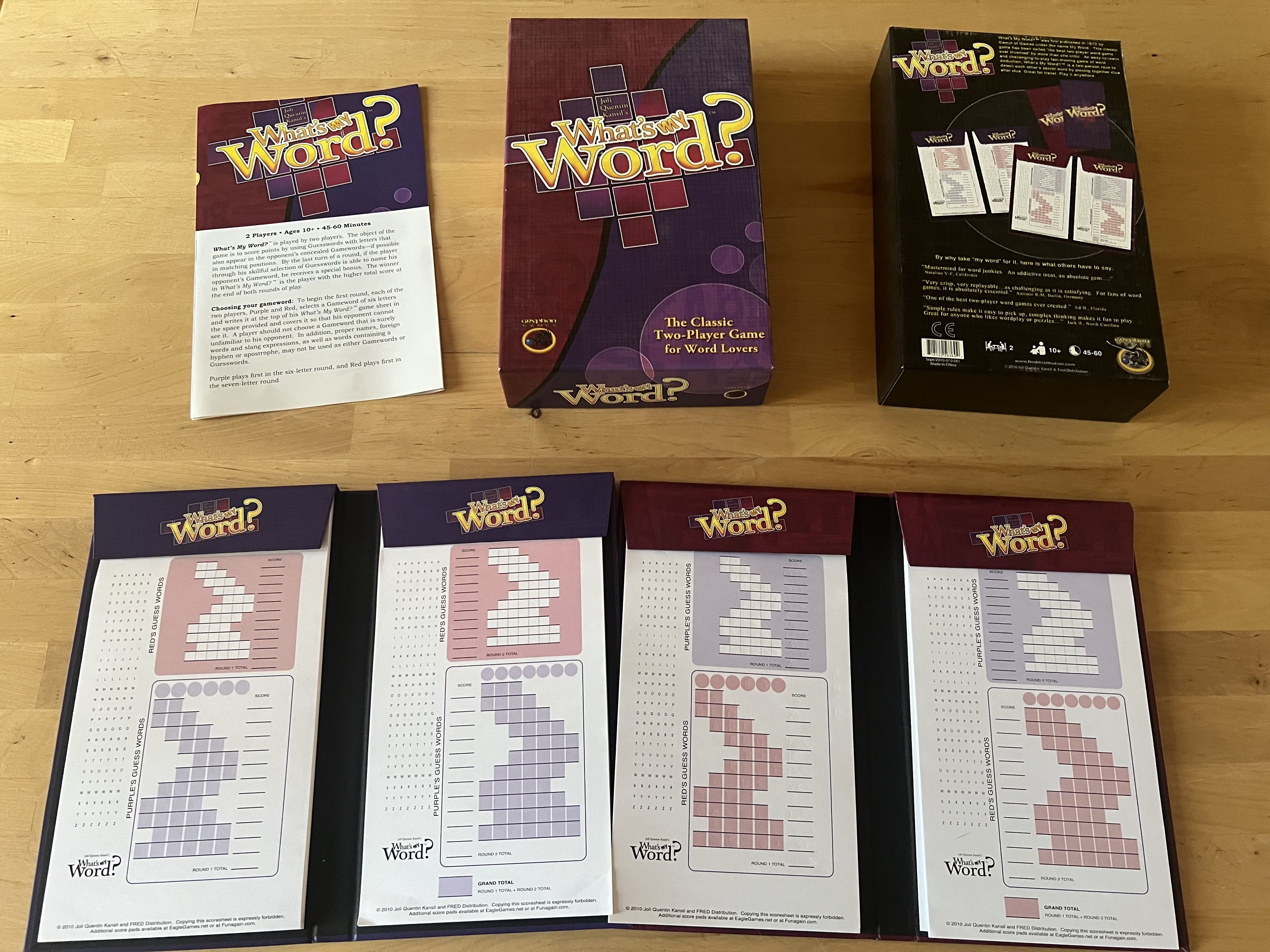 Product Details | What's My Word? | GeekMarket