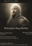 Issue: Rolemaster Blog Monthly (Issue 2 - May 2017)