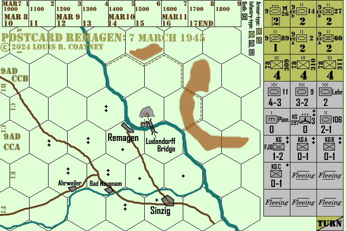 Postcard Remagen, 7 March 1945