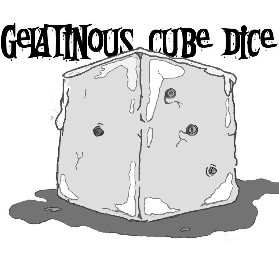 Gelatinous Cube Dice