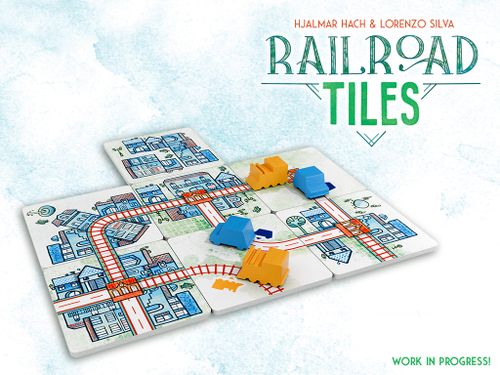 Board Game: Railroad Tiles