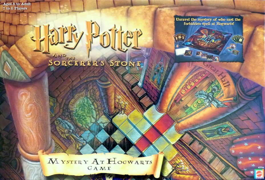 100 Complete Harry Potter Mystery at Hogwarts Board Game by Mattel 2000 for sale online