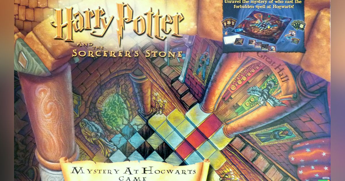 Vintage Harry Potter and the Philosophers Stone Trivia Board Game, 2000,  Mattel , Never Used 
