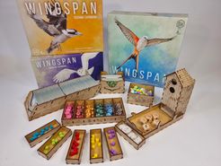 Wingspan + European and Oceania expansion: Game Tamer Organizer