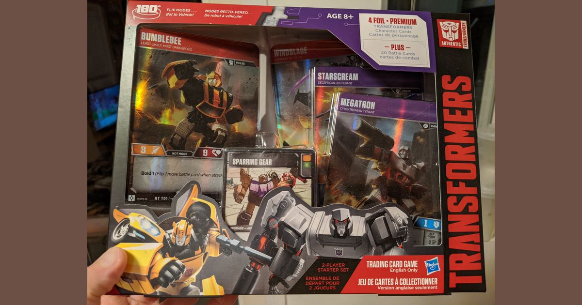 TRANSFORMERS TCG BUMBLEBEE VS MEGATRON DECK SEALED SHIPS FAST GET YOURS 1ST! 