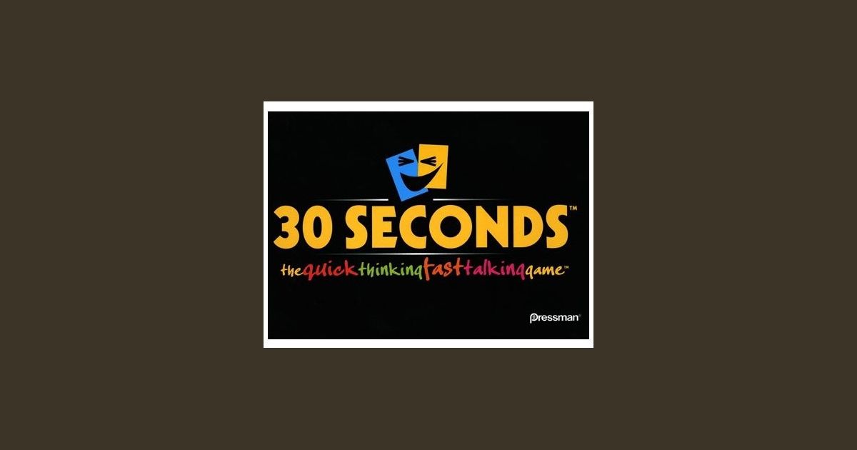 spreker deugd code 30 Seconds | Board Game | BoardGameGeek