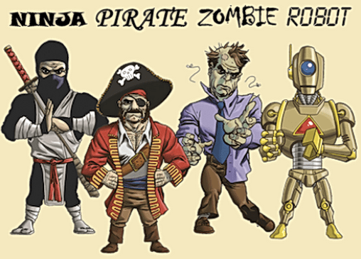 Ninja Pirate Zombie Robot cover art