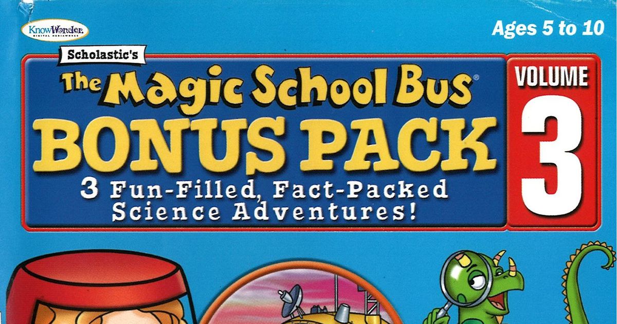 The Magic School Bus Bonus Pack Volume 3 Video Game VideoGameGeek