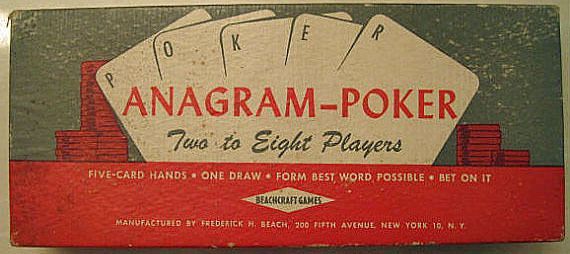 Anagram Poker box art