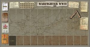 Warfighter: The WWII Tactical Combat Card Game – Neoprene Mat