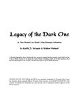 RPG Item: CoEE04: Legacy of the Dark One
