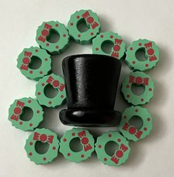Ghosts of Christmas: Wooden Hat and Wreaths