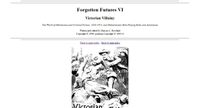 RPG Item: Forgotten Futures VI: Victorian Villainy