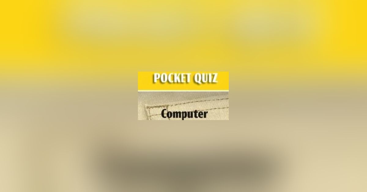 Pocket Quiz Computer Board Game BoardGameGeek