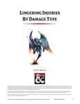 RPG Item: Lingering Injuries by Damage Type