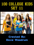 RPG Item: 100 College Kids Set 11