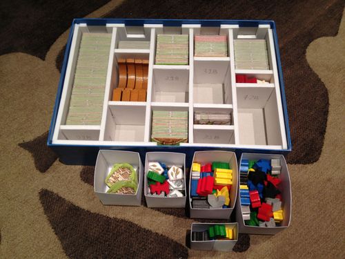Insert Per Carcassonne – Accessorio Organizer Per Riporre E Conservare Il Gioco Da Tavolo