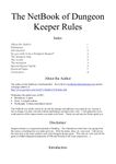 RPG Item: The NetBook of Dungeon Keeper Rules